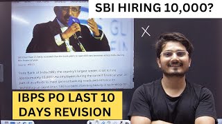 SBI hiring 10000 News Reality  IBPS PO Last Plan🔥 RRB Clerk Mains Safe Attempts amp [upl. by Nakasuji67]