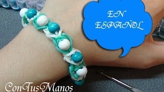 PULSERA DE GOMITAS ETERNITY CON ABALORIOS EN ESPAÑOL [upl. by Hpeseoj]