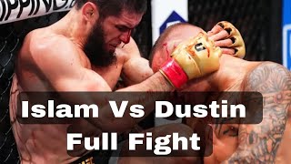 Islam Makhachev vs Dustin Poirier  full fight 302 [upl. by Bilicki]