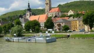 Vienna to Durnstein Austria  Danube River boat ride [upl. by Kalman]