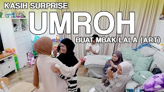 Surprise ngajak ART UMROH [upl. by Yrogreg]