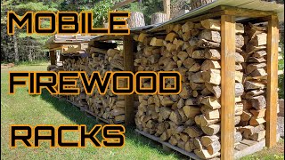 Building Mobile Firewood Racks  Alternative to IBC Totes [upl. by Amo743]