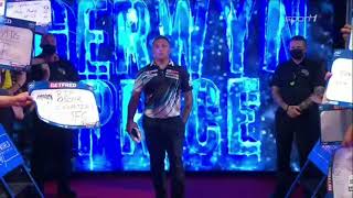 Gerwyn Price Walk on  World Matchplay Round 2 2021 [upl. by Annahavas]