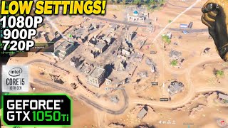 Warzone 3 GTX 1050 Tİ  1080p 900p 720p Low [upl. by Hatokad]