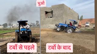 Ace 550 turbo power swaraj turbo farmer power mahindra jhondeer viral sonalika farming [upl. by Ramed]