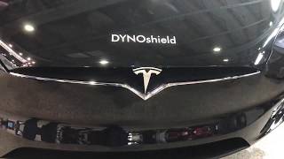 Толщина краски автомобиля Tesla c защитной пленкой и без [upl. by Niatsirt]