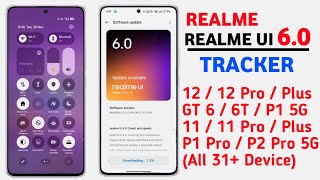 Realme Ui 60 Update Tracker  14 Update Release  Android 15 Beta [upl. by Eniad]