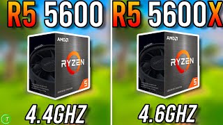 Ryzen 5 5600 vs Ryzen 5 5600X  Tested in 2024 [upl. by Retsev]