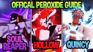 The Official Peroxide Guide Soul Reaper Hollow Quincy  Bankai Volt Segunda [upl. by Eiryk]