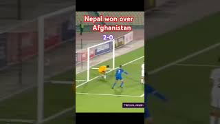 Nepal won Afghanistan football ⚽ shorts football [upl. by Dareg]