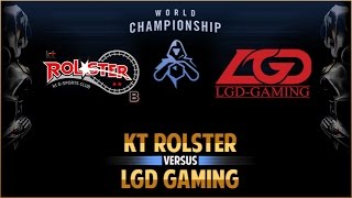 KT ROLSTER vs LGD  Worlds 2015  Poule D  World Championship  FR [upl. by Ueihtam]