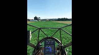 Décollage piste en herbe  Double Ender aircraft aviation herbe takeoffs shorts msfs2020 [upl. by Hoag]