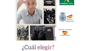 policía nacional o guardia civil 🤔 quieres saber cuál es mejor para ti este video te aclará dudas [upl. by Adnert]