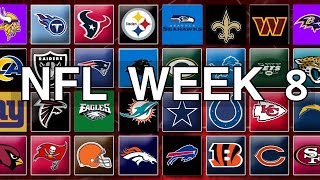 NFL Football Week 8 Picks amp Predictions 2024 [upl. by Natrav999]