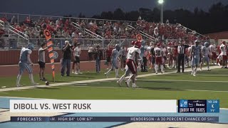 UNDER THE LIGHTS Diboll vs West Rusk [upl. by Vasos704]