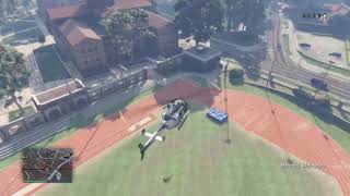 GTA 5 Helicopter vs Security Guard LOL [upl. by Kristian]