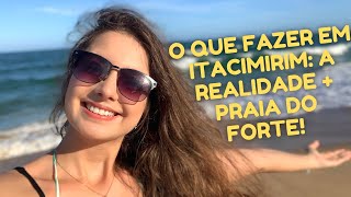 O QUE FAZER EM ITACIMIRIM  praia do forte a noite vlog viagem praia bahia [upl. by Wein]