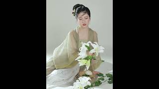 Womens Dresses Elegant Song Dynasty Hanfu Dress fashionhanfu chineseclothes hanfudress [upl. by Eterg655]