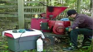 1 Small Engine Repair How to unseize a Kohler Shredder 16HP [upl. by Lunneta158]