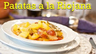 Cómo hacer patatas a la Riojana Con Mucho Gusto TV 18 [upl. by Teillo]