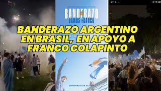 No lo entenderías BANDERAZO ARGENTINO EN BRASIL EN APOYO A FRANCO COLAPINTO F1 Radio [upl. by Ainuj16]