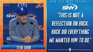 Steve Cohen explains the decision to part ways with Buck Showalter  Mets News Conference  SNY [upl. by Hafinah]