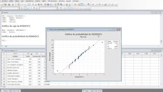 22 Prueba de normalidad de los errores con Minitab [upl. by Ahsinert602]