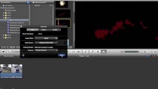 How to do a Blood Splatter Effect in iMovie 11 [upl. by Odlabso385]