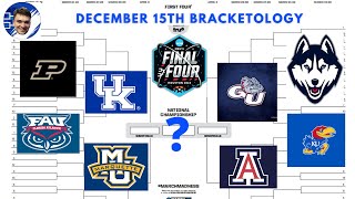 Bracketology Update  December 15 2023 [upl. by Wall]