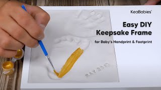 DIY Baby Handprint and Footprint Kit Tutorial to Make 3D Prints [upl. by Nerval]