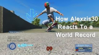 How Alexzis30 Reacts To a World Record [upl. by Nolyd]