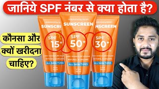 What is SPF in Sunscreen Lotion SPF kya hota hai Which SPF to buy [upl. by Sackey423]