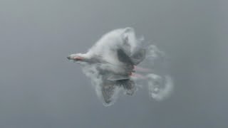 4K F22 Demo Flares Vapor and More Pacific Airshow Huntington Beach Saturday 2023 60fps [upl. by Siramed]