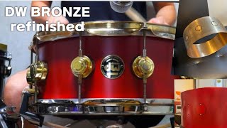 DW Bronzerefinished 14”x6” Snare Drum Sound Sample [upl. by Norward378]