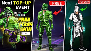 NEXT TOP UP EVENT amp NEW EVENT IN FREE FIRE  NEW TOPUP EVENT  FF NEW EVENT [upl. by Woods]