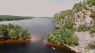 Mazinaw Lake Bon Echo Drone Flight [upl. by Armelda]