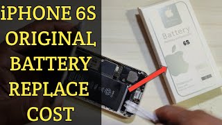 iphone 6s Original battery price 2022  how to replace iphone 6s Battery  battery draining fast [upl. by Enelrahs817]