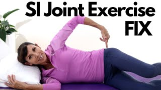 SI Joint Exercises PHYSIO FIX for Pregnancy  Home Routine [upl. by Lune151]