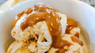 The Easiest Salted Caramel Ice Cream Only 3 ingredients [upl. by Ashling414]