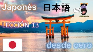 Japonés  Lección 13 Cómo puedo aprender a HABLAR japonés fácil y rápido GRATIS bibalvo [upl. by Dnanidref]