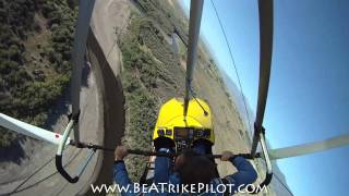 Ultimate Trike Flying  Extreme Microlight Maneuvering up Carson River [upl. by Chivers]