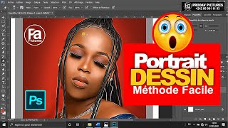 Comment faire un dessin portrait facilement [upl. by Aihsot]