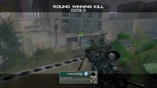 MW2  Amazing Sniping Game Winning Killcam [upl. by Naujud]