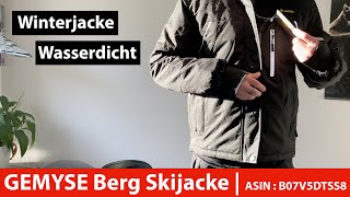 GEMYSE Berg Skijacke Herren Wasserdicht Winddichte Fleece OutdoorWinterjacke mit Kapuze  Unboxing [upl. by Bradway]