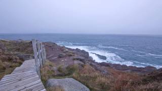 Winter in Cape Spear St Johns Newfoundland [upl. by Gladine]