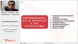 ENFERMEDADES DE LA HIPÓFISIS Y DEL HIPOTÁLAMO PARTE 1  ENDOCRINOLOGÍA  VILLAMEDIC [upl. by Ailuy]