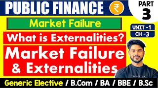 Externalities amp Market Failure  Public Finance GE  Bcom BA Sem 4 amp Sem 6 [upl. by Gnoix]