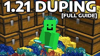 How to Find Duplication Glitches for Any Server Minecraft Java 121 [upl. by Ennayllek]