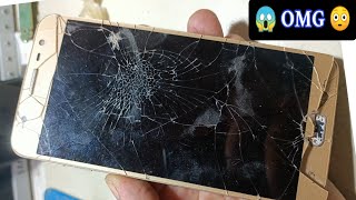 How To Samsung j7 prime restoration panel replacement  and crack screen [upl. by Eelibuj]