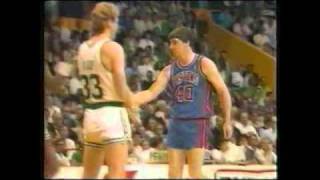 Larry Bird refuses to shake Bill Laimbeers hand [upl. by Nelo]